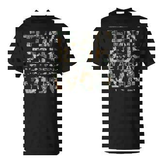 Camo Subtle Christian Minimal Religious Matching Christian T-Shirt | Mazezy