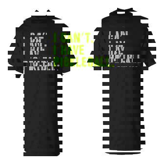 I Can't I Have Pickleball、皮肉、面白いピックルボール Tシャツ - Kawaiitshirt