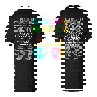 Cancun Mexico Vacation Beach 2026 Trip Group Squad Colorful T-Shirt | Seseable FR