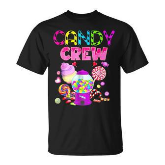 Candy Crew Decorations Sweetie Candy Squad Candy Halloween T-Shirt - Thegiftio