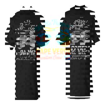 Cape Verde Vacation Cabo Verde Flag Pride Verdian Cape Verde T-Shirt | Mazezy