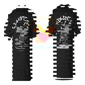 Capy Holidays Ice Skating Capybara Xmas Christmas T-Shirt | Mazezy