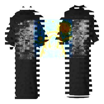 Capybara Starry Night Expressionist Art Style T-Shirt | Mazezy