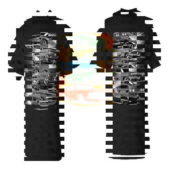 Car Madness Muscle Cars Hotrods And Classic Cars Vintage T-Shirt | Mazezy