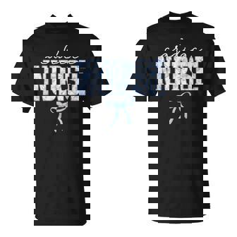 Cardiac Nurse Coquette Floral Cardiology Cvicu Nursing Grad T-Shirt | Seseable UK