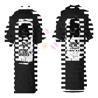 Caribbean Girl Roots Dominica And Trinidad Mix Heritage Tank Top T-Shirt | Mazezy