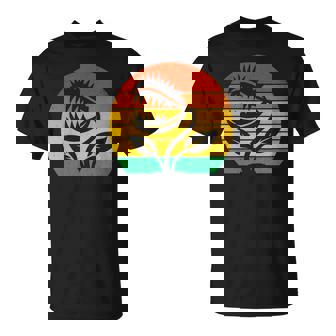 Carnivorous Plant Venus Fly Trap Vintage Sunset T-Shirt | Mazezy