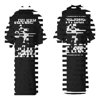 Carpenter Never Enough Clamps Woodoworking Tank Top T-Shirt | Mazezy