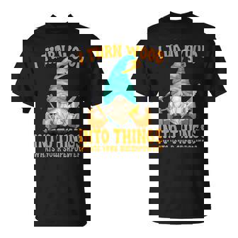 Carpenter Gnome With Woodworking Tools Dad Saying T-Shirt | Mazezy