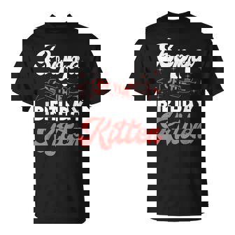 Cat Boppa Birthday Kitten Purr Party Paw Fur Matching Theme T-Shirt | Mazezy