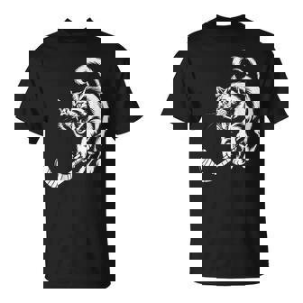 Cat Hockey Player Team Hockey Lovers Kitten Hockey T-Shirt | Mazezy