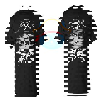 Cat Pirate Skeleton Freeboater Boating Boat Captain Pirate T-Shirt | Mazezy