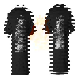 Cavalier King Charles Spaniel King Crown T-Shirt | Mazezy