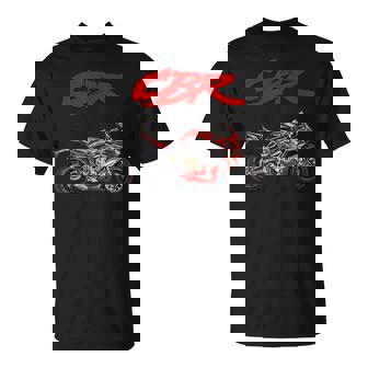 Cbr、オートバイ、オートバイ、ロードレース、バイカー、スポーツバイク、Cbr。 Tシャツ - Kawaiitshirt