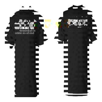 Celebrate Minds Of All Kinds Cute Animal SPED Neurodiversity T-Shirt | Mazezy