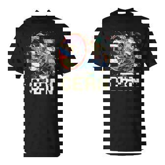 Cern 大型ハドロン衝突型加速器 レトロ素粒子物理空間 Tシャツ - Kawaiitshirt