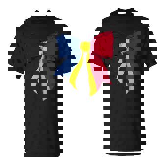 Chad Chadian Pride Flag Girl Coquette Bow Ribbon Tank Top T-Shirt | Mazezy