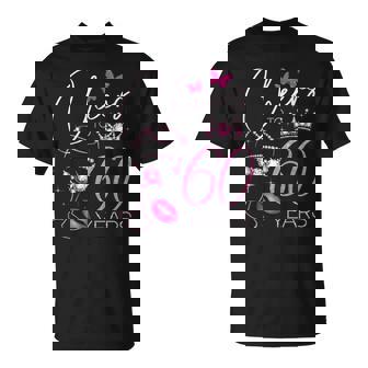 Cheers To 60 Years Old 60Th Queen's Birthday 60Th Birthday T-Shirt | Mazezy