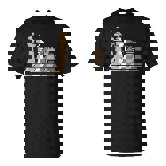 Chess King Queen Bishop Knight Rook Pawn T-Shirt | Mazezy