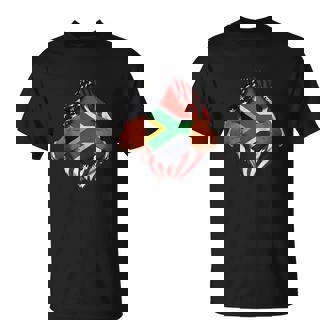 Chest American South African T-Shirt T-Shirt | Mazezy