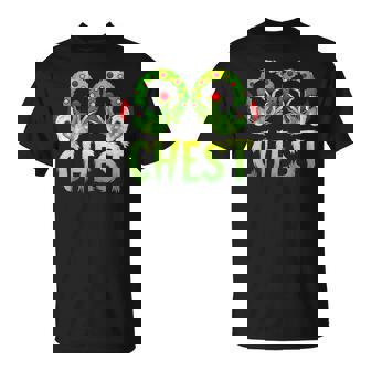 Chest Nuts Christmas Shirt Matching Couple Chestnuts T-Shirt | Mazezy