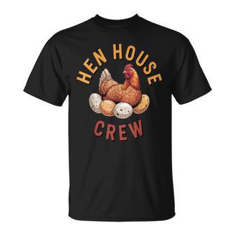 Chicken Hen House Crew For Animal Lovers T-Shirt | Mazezy