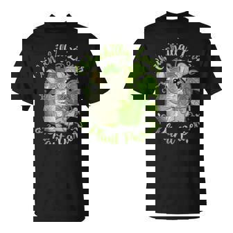 Chinchilla Lover & Plant Parent Tee Cute Mom Dad T-Shirt | Mazezy