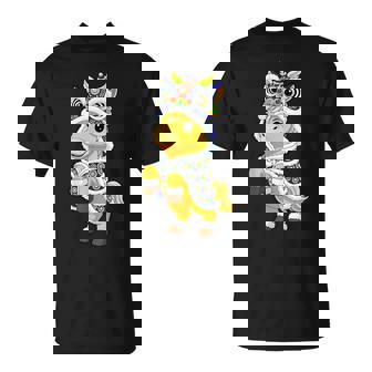 Chinese Lunar New Year 2026 Lion Dance Cute Horse China T-Shirt | Mazezy