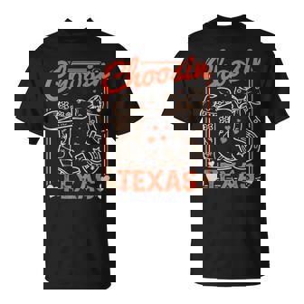 Choosin Texas Tx For Vintage Athletic Sports Style T-Shirt | Seseable CA