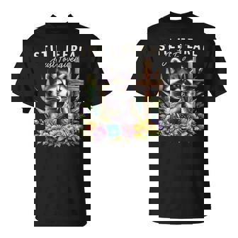 Christian Raccoon Faith Still Feral Just Forgiven T-Shirt | Seseable CA