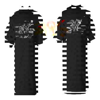 Christmas Alligator Pelican Crawfish Holiday New Year T-Shirt | Mazezy