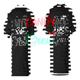 Christmas Candy Cane Holiday Family Matching Pajama PJ Tank Top T-Shirt | Mazezy