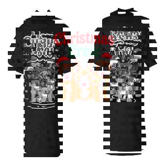 Christmas Crew Xmas Puppy Christmas English Mastiff T-Shirt | Mazezy