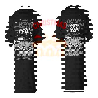 Christmas Crew Xmas Puppy Pointer Dog Christmas Vizsla T-Shirt | Mazezy