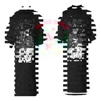 Christmas Golf Santa Claus Hole In One For Golf Lovers T-Shirt | Mazezy