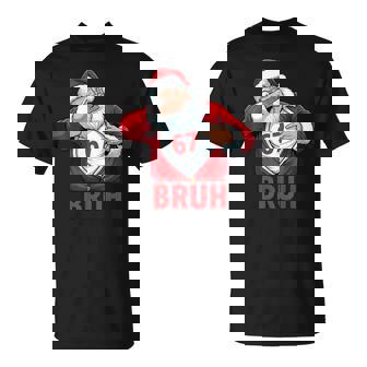 Christmas Santa Dab Dance 67 Bruh Meme Girls Boys Kids T-Shirt | Mazezy