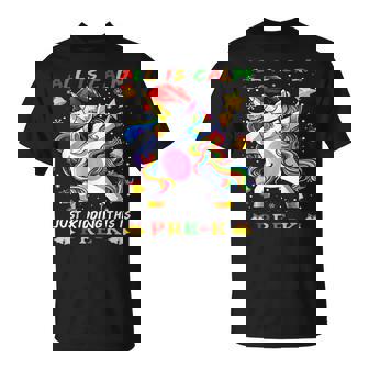 Christmas Unicorn All Is Calm Just Kidding This Is Pre-K T-Shirt | Mazezy