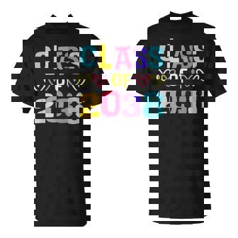 Class Of 2038 Cute Senior School Graduation Grow With Me T-Shirt - Thegiftio