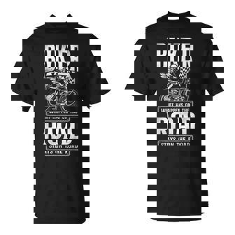 Classic Motorcycle Biker Biker What Happens On The Road T-Shirt | Mazezy