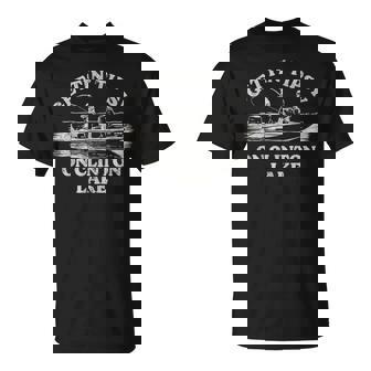 Clinton Lake Kansas Outdoors Vintage T-Shirt | Mazezy