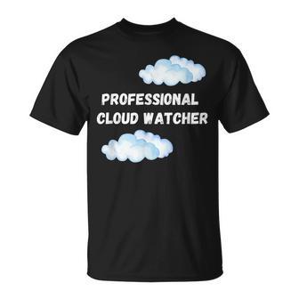 Cloud Watching Pro Cute Sky Lover Puffy Cloud T-Shirt | Mazezy