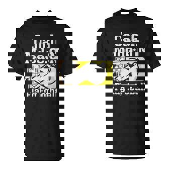 Coach Mode On Flag Football Coach Whistle T-Shirt | Mazezy