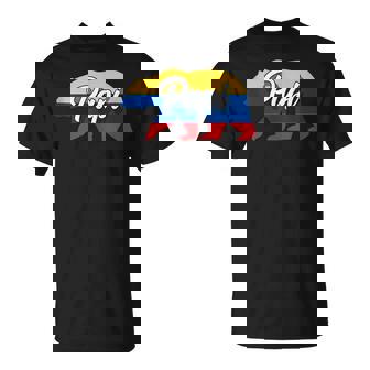 Colombia Papi Flag Bear Tank Top T-Shirt | Mazezy