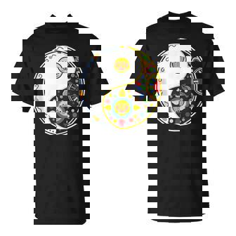 Colorful Sign Lotus For Tao Yin Yang Qi Gong Or Tai Chi Tank Top T-Shirt | Mazezy