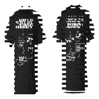 Con Diagrama De Flujo De Running Camiseta unisex - Regaloses