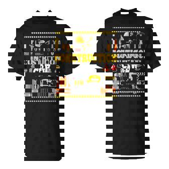 Construction Crew Building Home Repair Hand Tools B-Day Boy T-Shirt | Mazezy