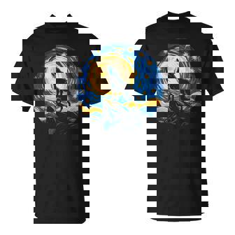 Contemporary Wolf Art Abstract Spirit Animal Graphic T-Shirt | Mazezy