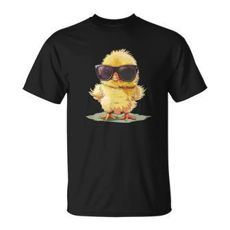 Cool Baby Poultry Costume With Sunglasses T-Shirt - Thegiftio UK