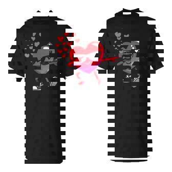 Cool Heart Avec Lunettes Deoleil Pour Laaint-Valentin T-Shirt - Cadeauxyz