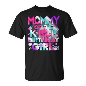 Cool Mommy Of The K-Pop Birthday Girl Matching Family T-Shirt - Thegiftio UK